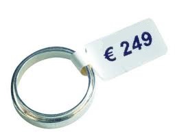 Dymo-compatible Dymo 11351-PP compatible sieradenetiketten, 54mm x 11mm, 1500 etiketten, blanco, permanent