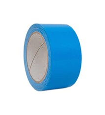Plakband PVC solvent 66 mtr x 50 mm blauw, 36 rol/per doos