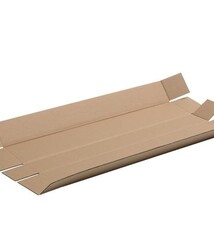 Wikkeldoos fefco 0409 EB-golf, 2030x75x135mm Bruin