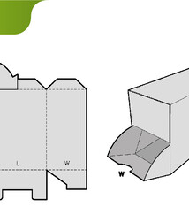 Fefco 0825 vouwdoos 1,5 mm E-golf 140x111x192mm ( DxBxH) Bruin,  135K-90W-135K Levertijd ± 15 werkdagen, Levering +/- 10 %