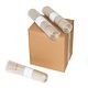 Knapzak 400 l, LDPE recyclaat, 39 mu, zonder opdruk, geperforeerd, met sluitlint, LDPE. Doos 6x14 stuks