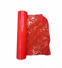 Rekfolie Handwrap B 500 mm x L 300 mtr, 23my Rood 6 rol/ds
