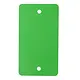 PVC label 108x54mm, groen, 2 x ponsgat, 1000 stuks per doos