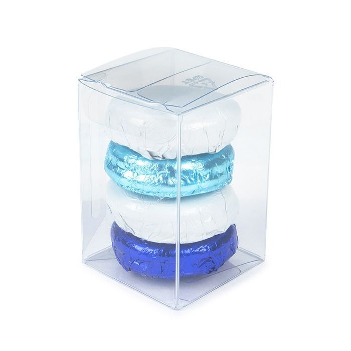 rPET Kristalheldere Pop & Lock Box 5,1x5,1x7,6 cm (25 stuks) 1400 stuks per omdoos