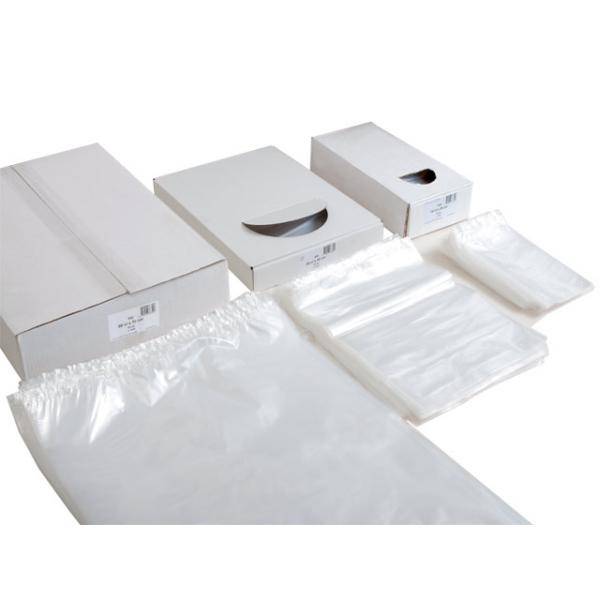 LDPE plastic zakken vlak 50 cm x 40 cm transparant 90mu, 500st/ds