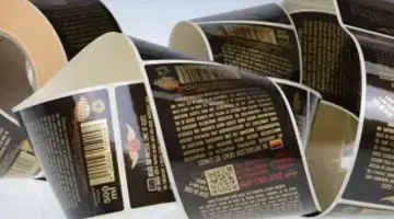 Papier Hoogglans Etiket