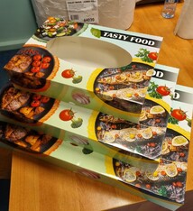 Catering doos 35 x 25 x 8 cm 100 st/pak