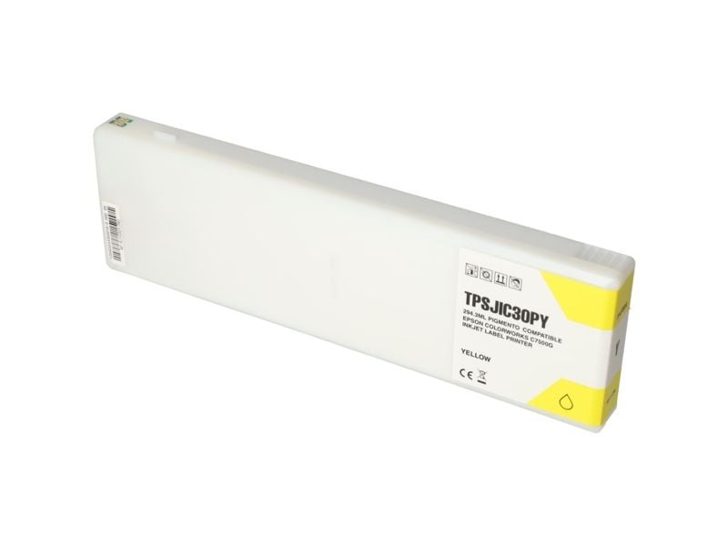 Huismerk Huismerk Epson SJIC30P(Y) Inktcartridge Geel Hoge capaciteit