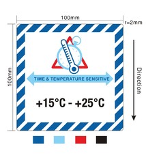 Tijdtemperatuurgevoelig label -25°C tot -15°C – Code TTEMP4, 500 stuk per rol - Copy