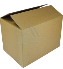Amerikaanse vouwdoos 7 mm dubbele BC-golf 400x300x180mm Bruin, 10 st/pak