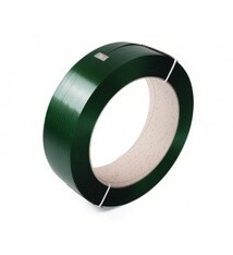 PET Omsnoeringsband B 15.5 / 0.80 mm x L 1500 mtr x K406 groen, treksterkte 480 kg