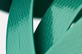 PET Omsnoeringsband B 15.5 / 0.80 mm x L 1500 mtr x K406 groen, treksterkte 480 kg