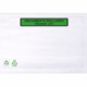 Zelfklevende Paklijst Enveloppen LDPE 60% Recycled (groene recy logo`s) Document Enclosed Type C5 Binnenmaten (mm) 225x165 Doos inhoud 1000 stuks.