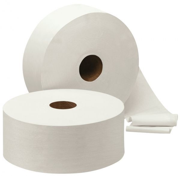 Maxi Jumbo Toiletpapier 240238 2-laags 380 meter recycled - 6 rol per pak