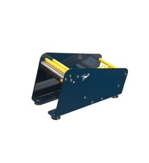 Etiketten dispenser blauw 115 mm 2-vaks