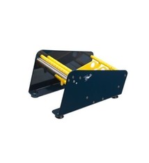 Etiketten dispenser blauw 165 mm 3-vaks