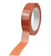 Strapping tape 25 mm x 66 mtr oranje, 72 rol/ds