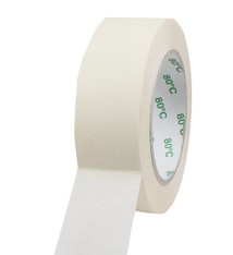 Masking tape Pro 80°C 38 mm x 50 mtr,  24 rol/per doos