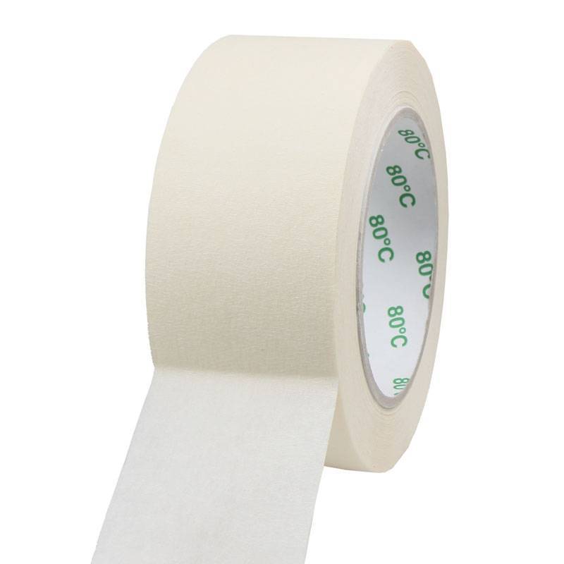 Masking tape Pro 80Â°C 50 mm x 50 mtr, 18 rol/per doos
