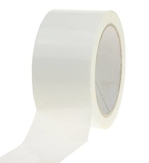 PP Acryl Low Noise tape 66 mtr x 48 mm wit, 28 micron, 36 rol/ds