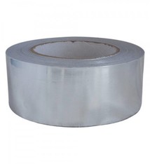 Aluminium tape zilver 50mm x 50 mtr. 24 rol/ per doos