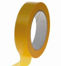 Masking tape Gold ricepaper 25 mm x 50 mtr, 36 rol/per doos