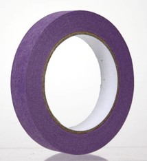 Masking tape Paars 19 mm x 50 mtr Low-tack, 48 rol/per doos
