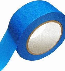 Masking tape Blauw UV 50 mm x 50 mtr, 24 rol/per doos