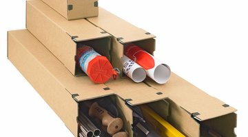 Vierkante verzendkokers