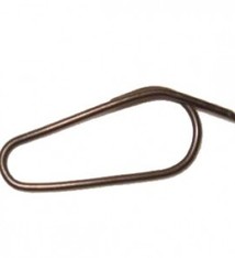 Labelclips Metaal klein 3.5 x 1,5 cm zwart/stomp type 106, 1000 st/ds