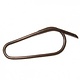 Labelclips Metaal klein 3.5 x 1,5 cm zwart/stomp type 106, 1000 st/ds