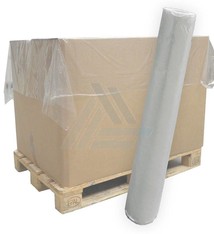 LDPE topvellen / afdekvellen 1400 mm x 1600 mm 40mu transparant,  200 st/rol