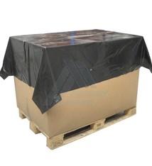 LDPE vellen 1400 mm x 1800 mm 30mu Zwart, 300 st/rol