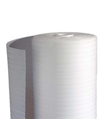 Schuimfolie rol 50 cm x 500 mtr wit 1 mm, 3 rol/pak