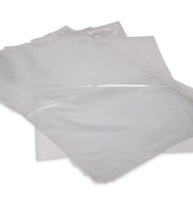 LDPE plastic zakken vlak 24 cm x 35 cm transparant 50mu, 1000st/ds