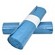 LDPE plastic afvalzakken vlak 70 cm x 100 cm blauw type 70 200 st/ds