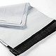 CoEx-LDPE verzendzakken/Webshopbag Type A4+ 250 x 350 + 50 mm buitenzijde wit/ binnenzijde zwart, 55my met kleefstrip 500st/ds