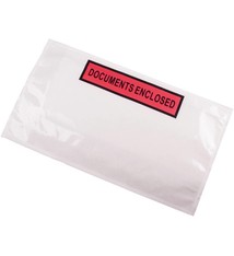 Paklijst enveloppen CoEx type DL geschikt voor een 1/3 A4, Binnenmaat in mm 225 x 115 Bedrukking Documents enclosed 1 doos a 1000 stuks