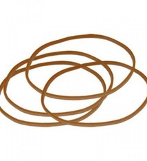 Elastiek nr. 16 platgemeten L 64 mm x D 1.5 mm Naturel 500 gram