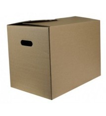 Verhuisdoos BC-golf 492x306x360mm Bruin