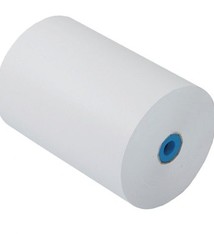 Gebleekt kraft papier 50 cm x 490 mtr  40gr/m2 wit