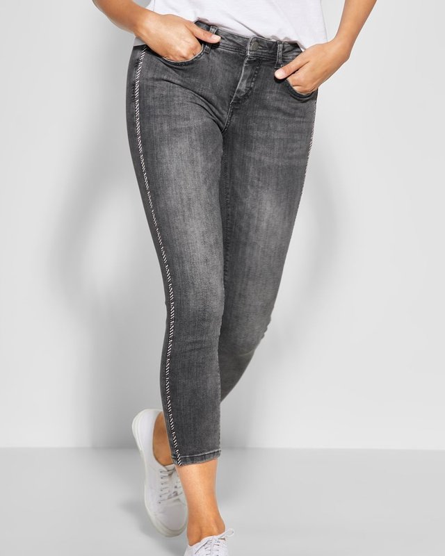 Street One Slim Fit Denim York - Authentic Black Denim Wash