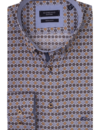 Giordano Shirt with Print - Brown