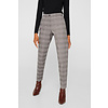 Checkered Chino Pants - Taupe