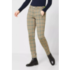 Checkered Pants York - Easy Camel