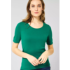 Organic Halbarmshirt Lena - Lucky Clover Green