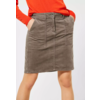 Fluweelachtige Rok - Misty Mocca Brown