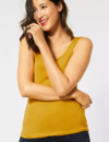 Street One Basic Top Anni - Amber Yellow