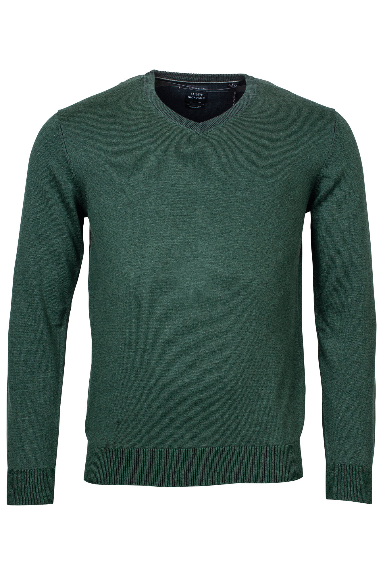 Baileys Sweater V-Neck - Dark Green