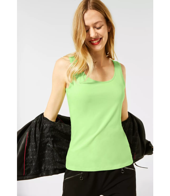 Street One Basic Top Anni - Sunny Lime